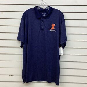 Champion Blue "Fighting Illini" Polo - 2XL